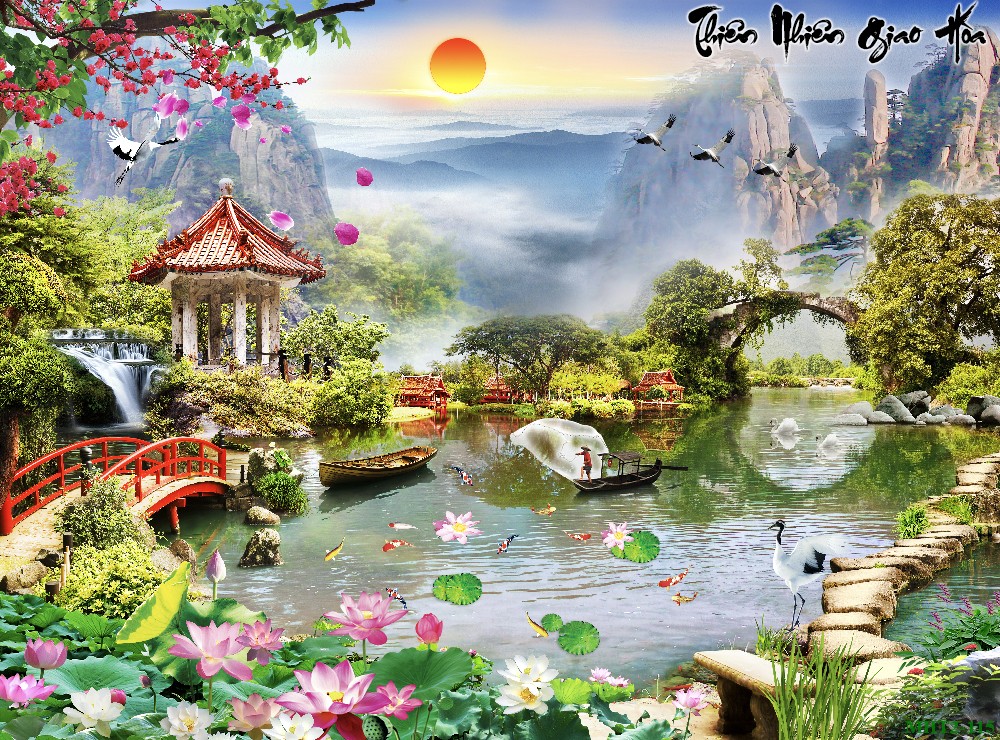 Phong cảnh sơn thủy hữu tình MHT2-115